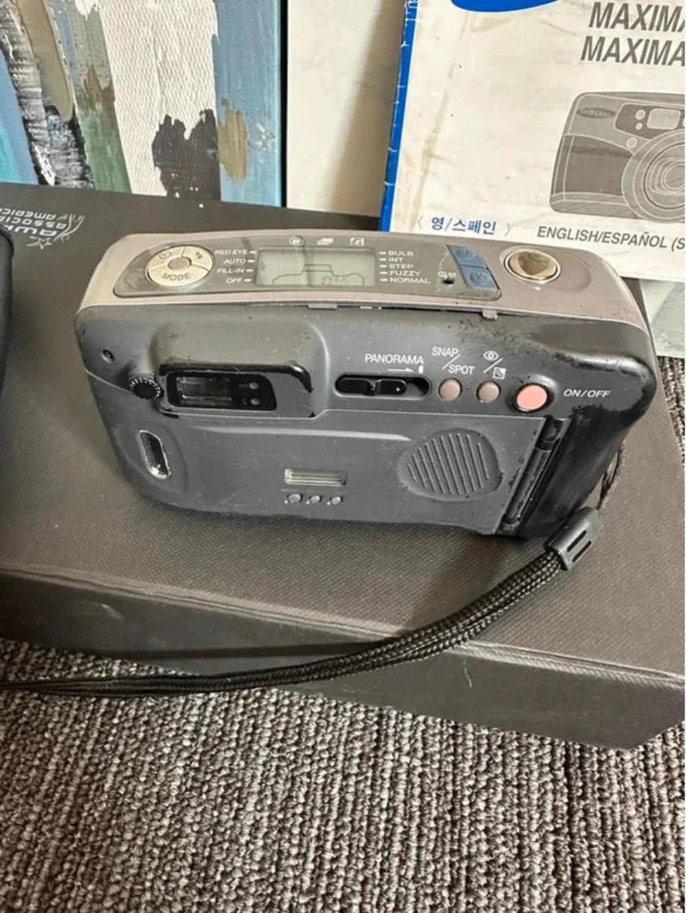 Samsung Maxima Zoom 145S 35mm Point & Shoot Film Camera w/ Case & Original Box